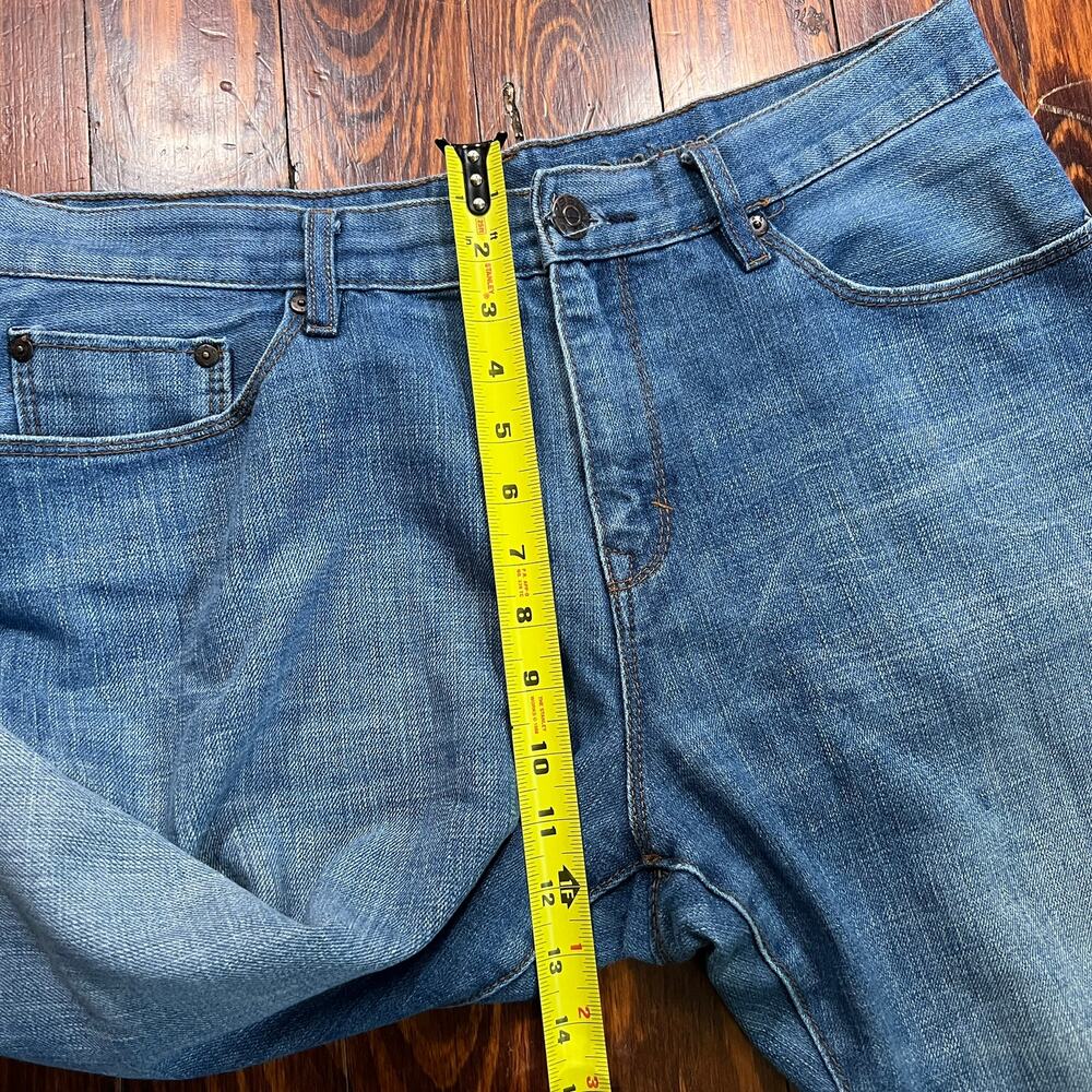 Gap 35x30 Premium Straight Jeans Blue Denim Classic Casual - Picture 6 of 8